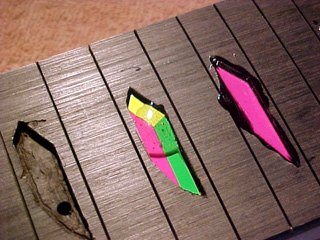Pyramid Inlay Sticker How To Do 3D Pyramid Inlays - Inlay and Binding - ProjectGuitar.com